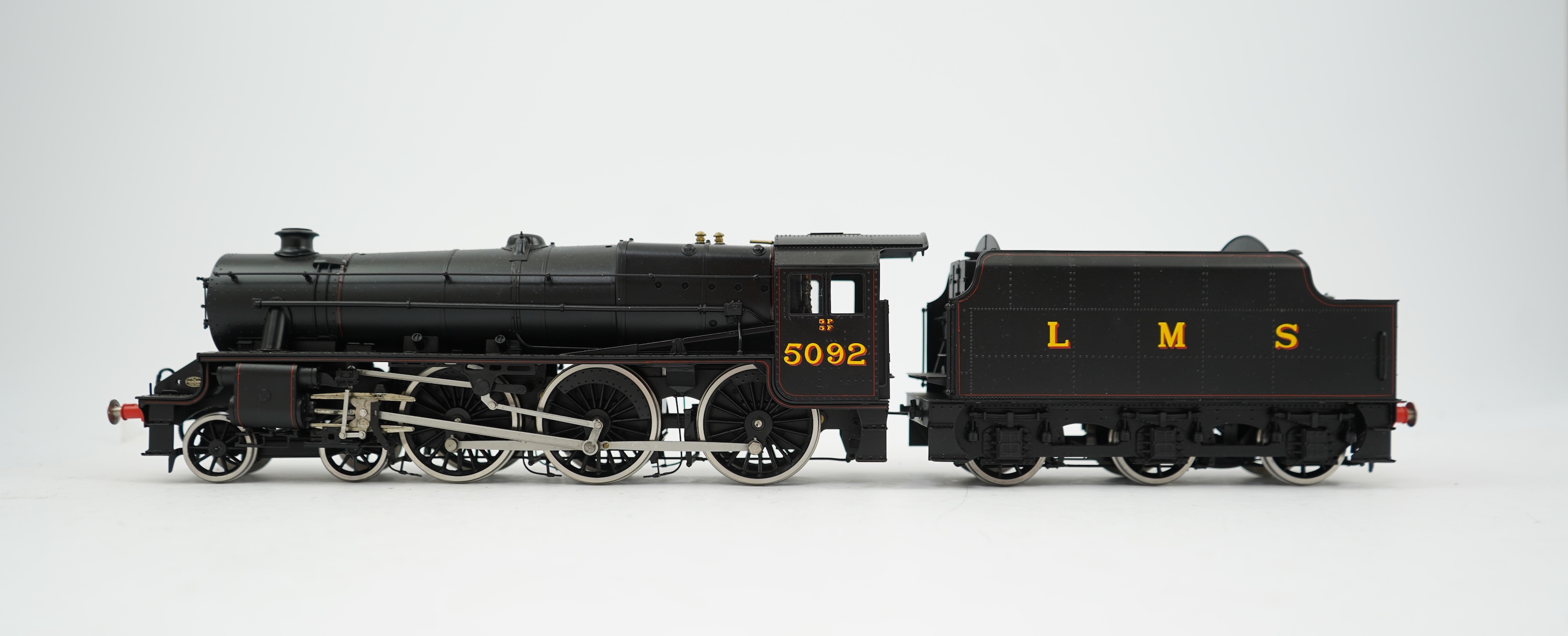 An 0 Gauge Made by Sancheng, China, model of LMS Class 5F, 5092, power powered for two rail operation.